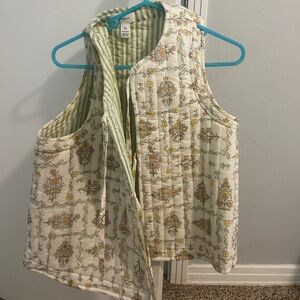 Floral Quilted Vest